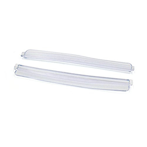 uxcell 8pcs Clear Rubber Automobile Car Body Door Side Edge Guard Protective Strip - color: Clear
