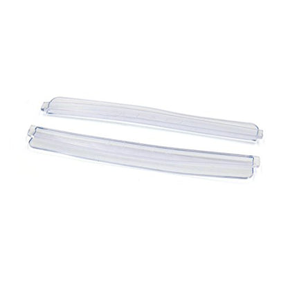 uxcell 8pcs Clear Rubber Automobile Car Body Door Side Edge Guard Protective Strip - color: Clear