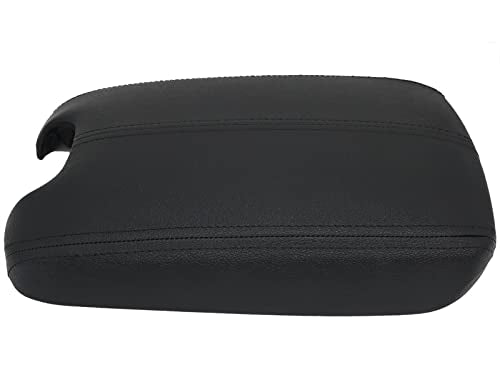 Center Console Cover for Honda Accord 2008 2009 2010 2011 2012, Black Leather Suture Console Armrest Lid Replacement for 2008-2012 Honda Accord Center Console Cover by KAKO