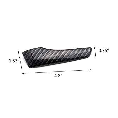 x xotic tech Set Carbon Fiber Style Interior Door Handle & Door Armrest Pull Handle Accessories Cover Trim Combo Kit, Compatible with Toyota Rav4 2013-2018