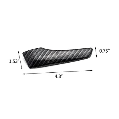 x xotic tech Set Carbon Fiber Style Interior Door Handle & Door Armrest Pull Handle Accessories Cover Trim Combo Kit, Compatible with Toyota Rav4 2013-2018