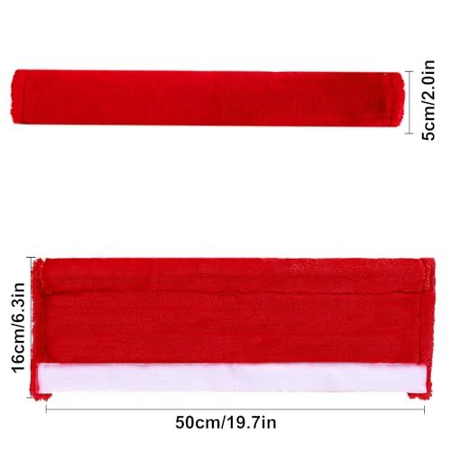 Soft Faux Fur Universal Fit Seatbelt Cover Car Truck SUV Airplane Seat Belt Shoulder Pad for Carmera Backpack Straps Neck Cushion Protector Extra Long 19.7in Red - color: Red, size: 19.7in 1pack