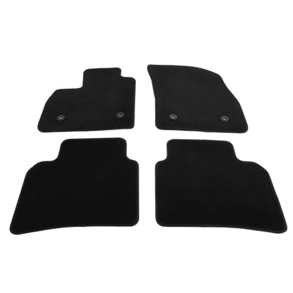IKON MOTORSPORTS, Nylon Car Floor Mats Compatible with 2021-2025 Buick Envision, OE Fitment Style Black Driver Passenger Car Carpets, Front Rear 4PCS Full Set