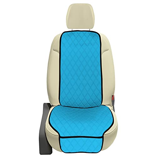FH Group Car Seat Cushion – Neosupreme Single Front Seat Cover with Front Pockets, Airbag Compatible, Universal Fit Car Seat Cushion for Driver or Passenger Seat, SUV, Truck, Sedan & Van – Aqua - color: Aqua, style: Front