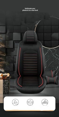 Custom Car Seat Covers for Mercedes Benz A B C CLA CLS CLK GLE GLS GLA GLK GL ML G S GLC SL CL SLC R SLK etc...Easy to Install car Cover (Black Beige （Linen）) - color: Black Beige （linen）