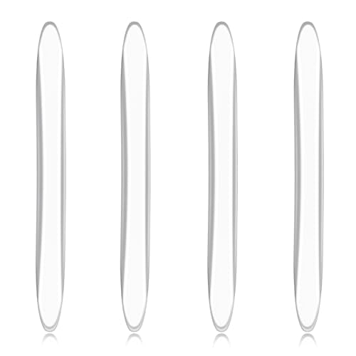 4Pcs Silicone Car Door Edge Guards, Anti-Collision Bumper Guard Protector Clear Strips Protector Universal Car Door Protectors Trim Molding for Sedans SUV Bumper Rearview Mirror (Transparent)