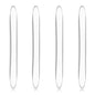 4Pcs Silicone Car Door Edge Guards, Anti-Collision Bumper Guard Protector Clear Strips Protector Universal Car Door Protectors Trim Molding for Sedans SUV Bumper Rearview Mirror (Transparent)