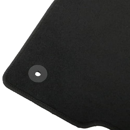 IKON MOTORSPORTS, Nylon Car Floor Mats Compatible with 2020-2025 Lincoln Corsair 4DR, OE Style Black Driver Passenger Car Carpets, Front Rear 4PCS Full Set