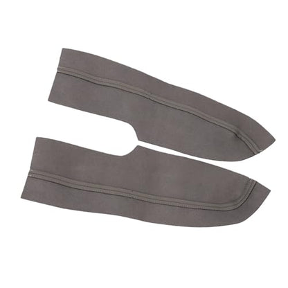 2Pcs / Set Front Door Panel Armrest Cover Protector Microfiber Leather Replacement 2005 to 2011 (Grey)