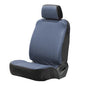 Universal Nylon Canvas Fitted Bucket Seat Cover, Cut-Resistant & Waterproof Front Seat Protector for Trucks (Blue) - color: Blue