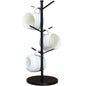 Premium Mug Tree, 6 Hooks Upgraded Stable Metal Mug Holder, Bamboo Base Coffee Mug Cup Rack for Counter Top, Mug Display, Home Storage and Cup Organizer, Black - size: 6 Hooks