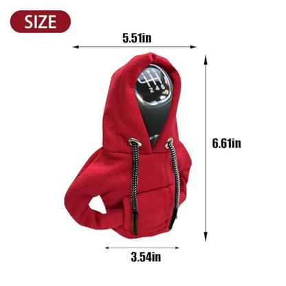 Car Gear Shift Hoodie, Fashionable Gear Shift Knob Cover, Mini Hoodie for Auto Shifter, Auto Interior Cute Gadgets, Universal Car Decoration Accessories