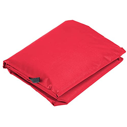 Garden Courtyard Outdoor Polyester Taffeta 3 Seats Swing Chair Hammock Seat Cushion Covers Gray Black Dark Blue Red Compatible with Swing Chair Seat Cushion (Red) - color: Red