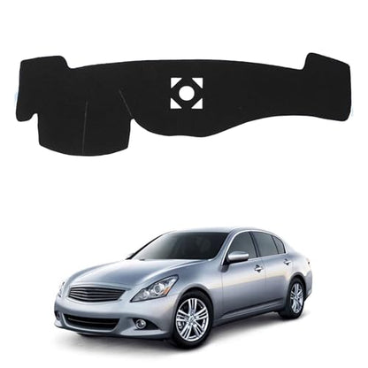 Dashboard Mat Cover for Infiniti G25 G25X G35 G35X G37 G37X 2008-2013,Q40 Q60 2014 2015 Nonslip Center Console Sunshield Glare UV Rays Protector Accessories - size: Infiniti G25 08-15