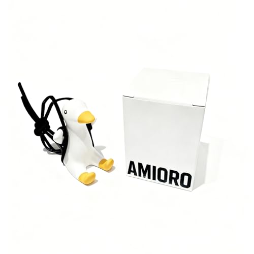 Cute Swinging Duck Car Mirror Hanging Accessories Fun Interior Rearview Mirrors Decoration (Duck)