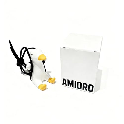 Cute Swinging Duck Car Mirror Hanging Accessories Fun Interior Rearview Mirrors Decoration (Duck)
