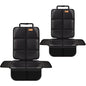 Bacgnyer Car Seat Protector, 2 Pack, Thickest Padded 600D Fabric Padding, Waterproof, Durable, Anti Slip Backing, Child Seat Protection, Suitable for Babies, Toddlers, Children - color: 2 Pack Black