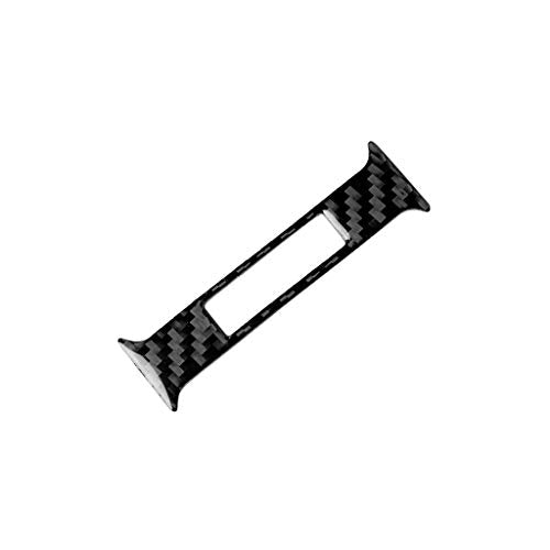 for Mercedes-Benz C Class W204 2007-2013 Real Soft Carbon Fiber Rear Air Outlet Panel Air Conditioning Vent Frame Cover Trim Sticker Car Interior Accessories - color: Rear Air Vent