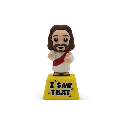 Miniature Desk Figurine – Cute & Quirky Office Decor for Desk, Shelf, or Workspace – Fun Tiny Collectible Statue for Adults, Coworkers, or Home Office Gift- I Saw That - style: I Saw That