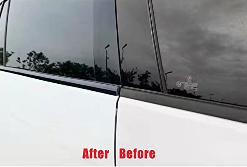 16Ft Glossy Black Extra Thick Auto Molding Trim Universal Bumper Window Door Body Side Decorative Strip Scratch-Proof (Width: 1/2inch [12mm]) - size: Width: 1/2inch [12mm]