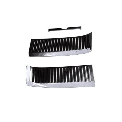 Black Rear Trunk Door Sill Guard Cover Compatible with Honda New Pilot 2023~2026 Rear Bumper Protector Guard Scuff Plate Stainless Steels 4PC/Set - size: 4PC/Set