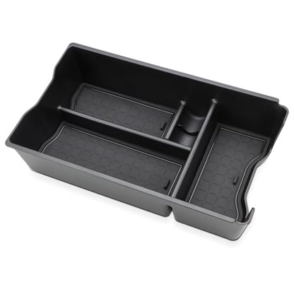 MARCHFA Center Console Organizer Tray Compatible for 2026 Toyota RAV4 Accessories Armrest Storage Box Middle Console Tray Holder with Rubber Mat Not Fit for Limited (Style 3) - style: Style 3