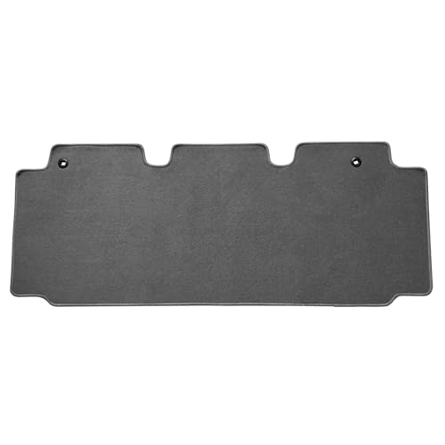 IKON MOTORSPORTS, Floor Mats Compatible with 2011-2017 Honda Odyssey, Gray/Grey Nylon Carpet Front & Rear 3PC Set, 2012 2013 2014 2015 2016