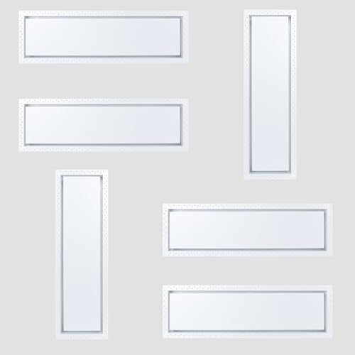 6PCS Vent Covers, 8x30 Flush Wall Vents Metal Ceiling Vent Covers Paintable HVAC Air Vent Cover for Drywall Vent Decorative Air Vent Modern Register Grille for Walls Ceiling - color: 6PCS 8x30