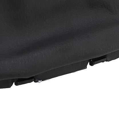 Gear Shift Knob Cover Kit, Manual Gear Stick Shift Knob Black PU Cover Compatible with Spark