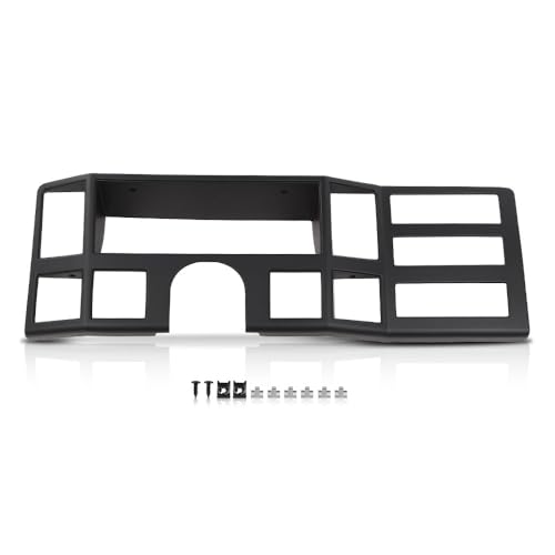 G-PLUS Dash Bezel Panel Surround Trim Compatible with Jeep Cherokee XJ 1984-1996 Black Dashboard - size: 1984-1996 Jeep Cherokee XJ | Black