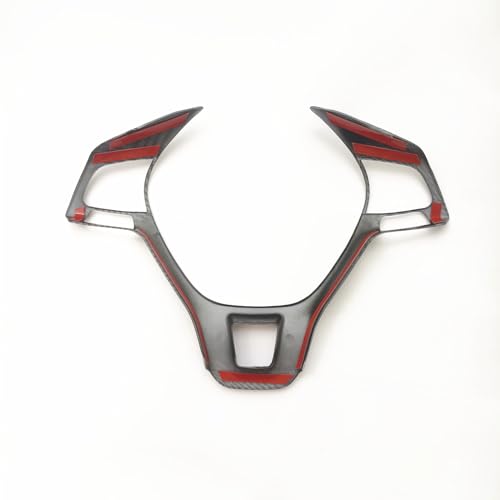 Sport Style Carbon Fiber Print Steering Wheel Cover Trim for VW Volkswagen Atlas Tiguan Golf Jetta Passat - color: A