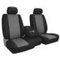Seat Covers Compatible with 2000-2004 Toyota Tundra, Neoprene Front 40/60 Split Seat with Fold Down Console