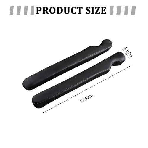 2PCS Car Seat Gap Filler, Microfiber Leather Vehicle Seat Crevice Plug Blocker to Stop Things from Dropping, No-Drop Automotive Gap Guard Stopper, Universal for Vehicles (Black)