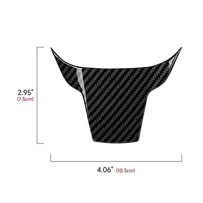 Steering Wheel Decal for Honda Civic 2016 2017 2018 2019 2020 2021 Accessories ABS Carbon Fiber Interior Stickers - color: Steering Wheel U Shape