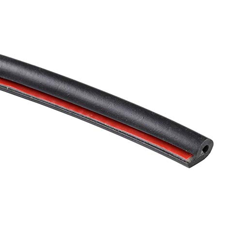 ESUPPORT 16ft 5M U Shape Car Door Moulding Rubber Scratch Protector Strip Edge Guard Trim Seal Red - color: Red