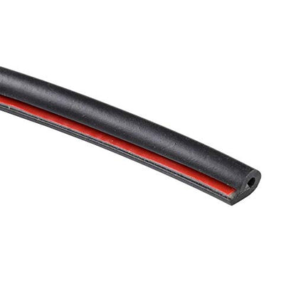 ESUPPORT 16ft 5M U Shape Car Door Moulding Rubber Scratch Protector Strip Edge Guard Trim Seal Red - color: Red