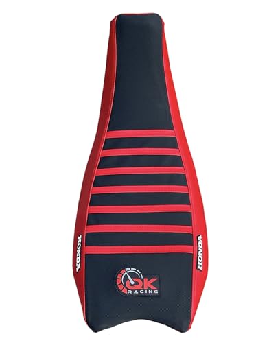 Seat Cover - Compatible Fit for Hond@ 2004-2018 TRX450 TRX 450R TRX 450 R TRX 450ER TRX 450 ER Quad Red/Black - color: Red/Black Top