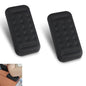 2 PCS Car Arm Rest Elbow Pads, Comfortable Breathable Cushion with PU Anti-Slip Base, Slow Rebound Fatigue Relief Wrist Support, Universal Memory Sponge Protective Accessory for Cars (Black)