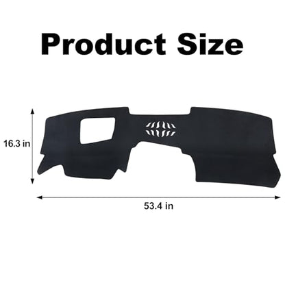 Dashboard Cover Mat for Mazda 2020-2025 2026 CX-30 CX30 Accessories (with HUD) Black Flannel Material Anti-Slip Dash Cover Mat Sunshade Glare UV Rays Protector - size: for Mazda 2020-2026 CX-30 (with HUD)