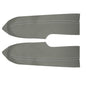 X AUTOHAUX 1 Pair Synthetic Leather Car Front Door Panels Armrest Cover Gray for Honda Civic 2006 2007 2008 2010 2011 Sedan - color: Gray