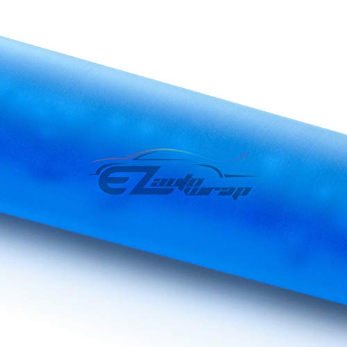 EZAUTO WRAP Blue Shift Knob Stick Frosted Matte Crystal Bubble Long Throw Gear Shifter 15cm - color: Matte Blue, size: 15cm