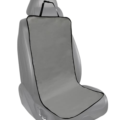 Pet Car Cover - Waterproof Seat Pad, Non Slip Cushion Protector, Soft Sturdy Easy Install, Interactive Keeps Seats Clean, Excellent Pet Travel Gear, Family Road Trip Sedan Truck 41.73x19.29 Inches - color: Dark Gray