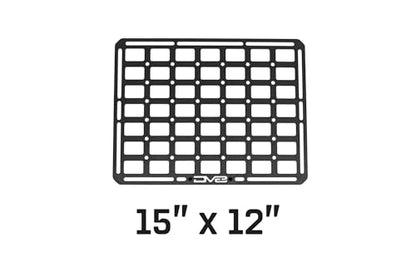 DV8 Offroad Universal Molle Panels | Can Be Mounted Almost Anywhere Including Vehicles, Garages, etc. | Available in 3 Sizes | Universal Mounting for Tools, Recovery Gear, & More (15" x 12") - size: 15" x 12"