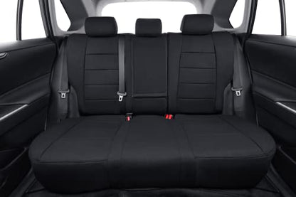 Custom Seat Covers Compatible with Select Toyota RAV4 Hybrid 2016 2017 2018 Models (Black,Full Set) - color: Black, size: 2016-2018 Hybrid only