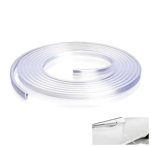 Car Door Edge Protector, 16.4Ft Anti-collision Silicone Trim, U Shape Soft Car Door Edge Protection Strip, Universal for Most Cars, Trucks, SUVs (Transparent) - color: Transparent