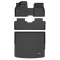 AIPOIL® Floor Mats & Cargo Liner Set for 2023 2024 2025 Nissan Ariya All Weather Protection TPE Anti-Slip Automotive Full Set Custom Car Mats Accessories - Black - style: 24) For Ariya 2023-2025 Full Set