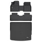 AIPOIL® Floor Mats & Cargo Liner Set for 2023 2024 2025 Nissan Ariya All Weather Protection TPE Anti-Slip Automotive Full Set Custom Car Mats Accessories - Black - style: 24) For Ariya 2023-2025 Full Set