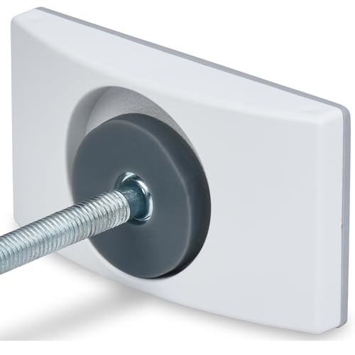 Wall Nanny - Baby Gate Wall Protector (Made in USA) Protects Walls and Doorways from Pet Gates - for Pressure Mounted Indoor Safety Baby Gates - White - color: White, size: 1-Pack