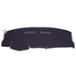 WellVisors Black Dash Mat Dashboard Cover Compatible with Volkswagen VW 2009-2014 Golf Hatch GTI Jetta Wagon