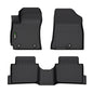 Floor Mats for Hyundai Kona 2024 2025 2026 (Not for EV) All Weather Protection TPE Heavy Duty Automotive Floor Liners Fits Front& 2nd Row Full Set Accessories, Black - style: 4) For Kona 2024-2026